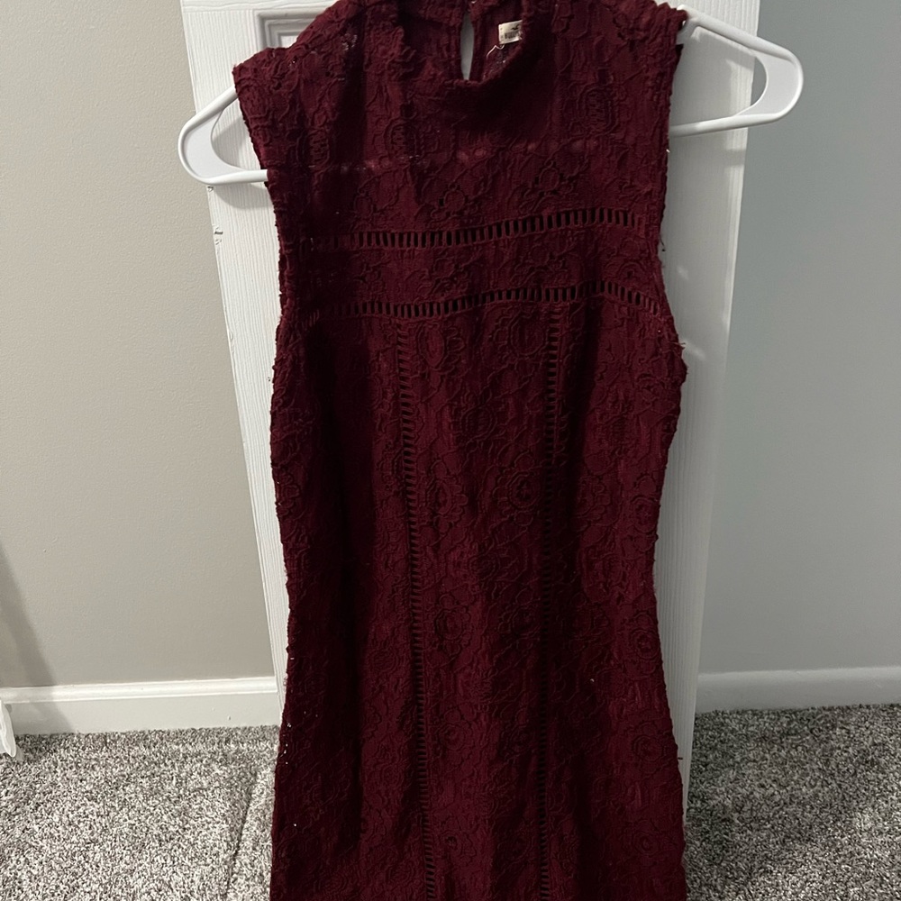 Hollister Maroon Mini Dress Size 0